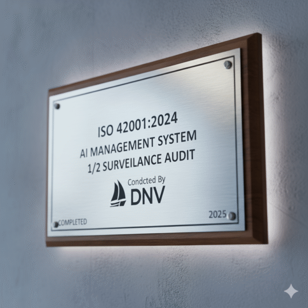 ISO 42001 – 1/2 Surveillance Audit by DNV