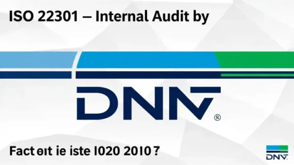 ISO 22301 – Internal Audit by DNV